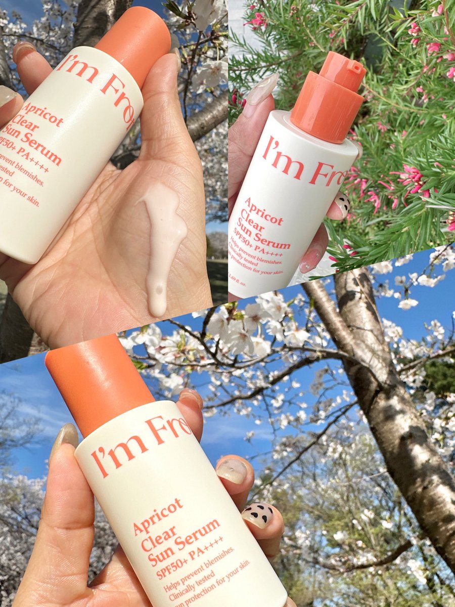sumire_417629's tweet photo. アプリコット クリアサンセラム 50ML
SPF50+ PA++++
@jp_imfrom
美容液みたいなテクスチャーだから
サラッとしっとりでサンセラムでなない感じだから良い🤍これは使いやすい
UVケア&アプリコット効果🍑
https://t.co/vUr34QVFwE
#PR #iamfrom #アイムフロム #サンセラム #韓国コスメ #日焼け止め https://t.co/jJVTsEO7V6