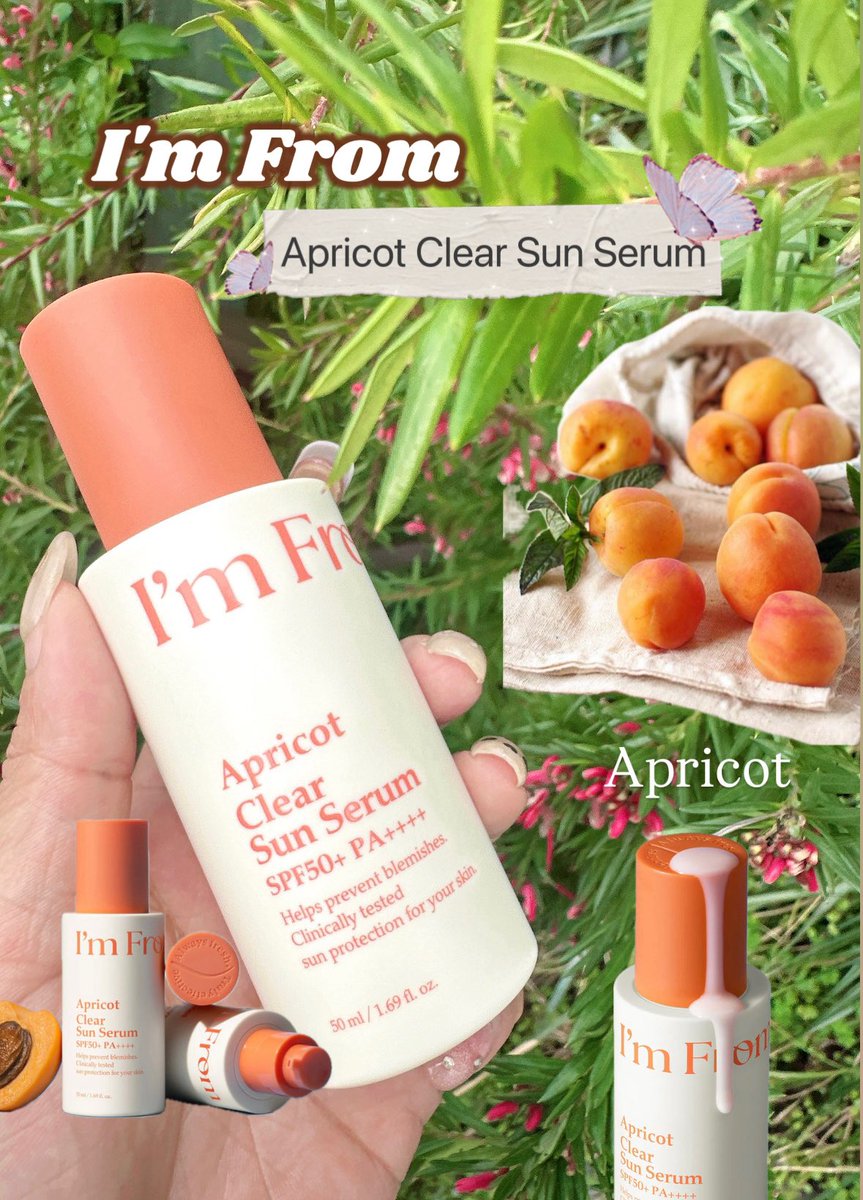 sumire_417629's tweet photo. アプリコット クリアサンセラム 50ML
SPF50+ PA++++
@jp_imfrom
美容液みたいなテクスチャーだから
サラッとしっとりでサンセラムでなない感じだから良い🤍これは使いやすい
UVケア&アプリコット効果🍑
https://t.co/vUr34QVFwE
#PR #iamfrom #アイムフロム #サンセラム #韓国コスメ #日焼け止め https://t.co/jJVTsEO7V6