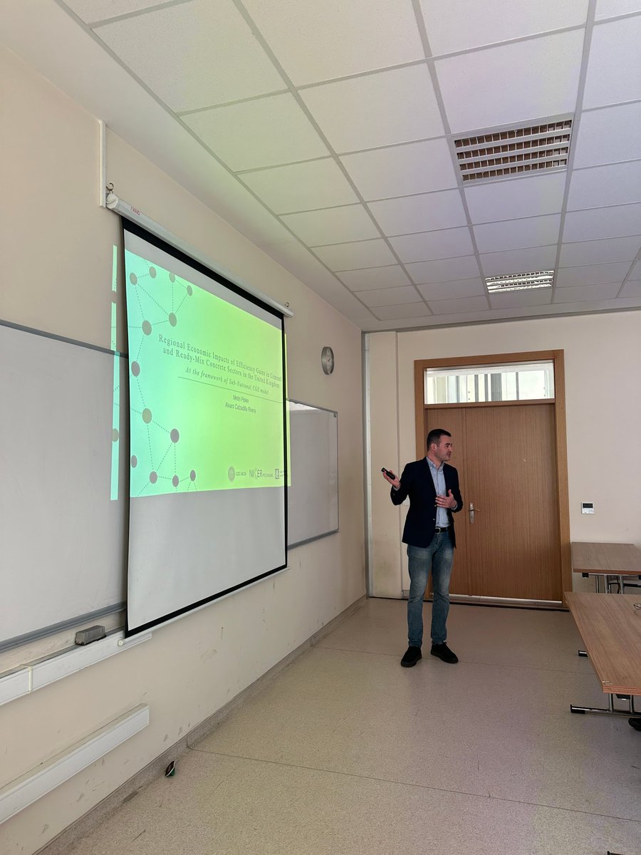 GtuIsletme's tweet photo. 10 Nisan 2025 Perşembe günü, University College of London’dan Metin PİŞKİN, İktisat Bölüm Seminerleri kapsamında “Regional Economic Impacts of Productivity Gains in Cement and Ready-Mix Concrete Sectors in the United Kingdom" başlıklı çalışmasının sunumunu yapmıştır. https://t.co/8zVy3Z1bXz