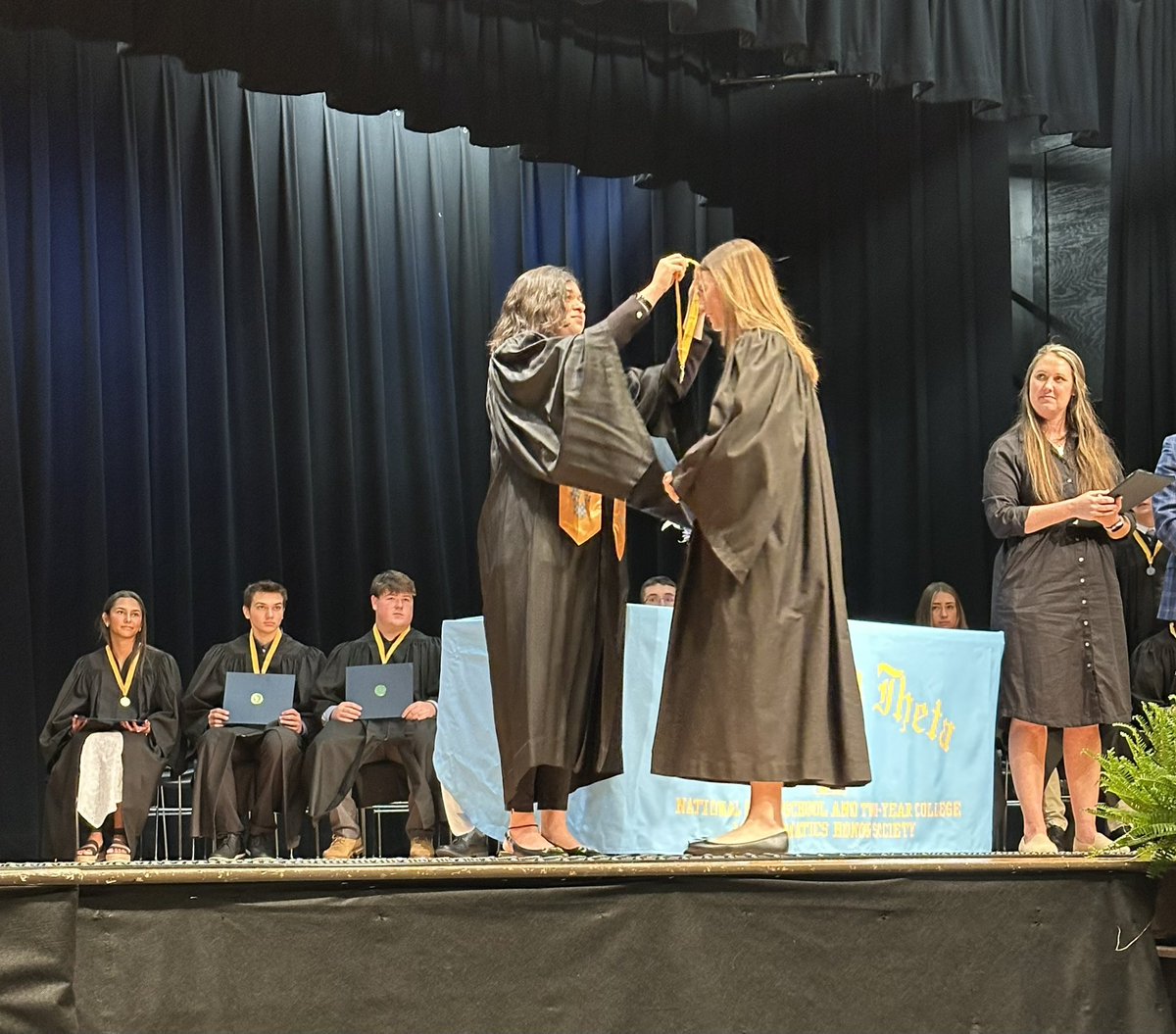 SDHSSeahawks's tweet photo. Celebrating our #Mathletes at the Mu Alpha Theta Honor Society Induction Ceremony! ♾️💪 https://t.co/s6VvsKRY7O