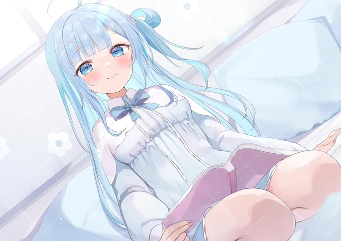 【お知らせ】HareVare所属 水花咲癒様(#Sayu_mzhn)IRIAM配信用イラストを制作させていただきました 