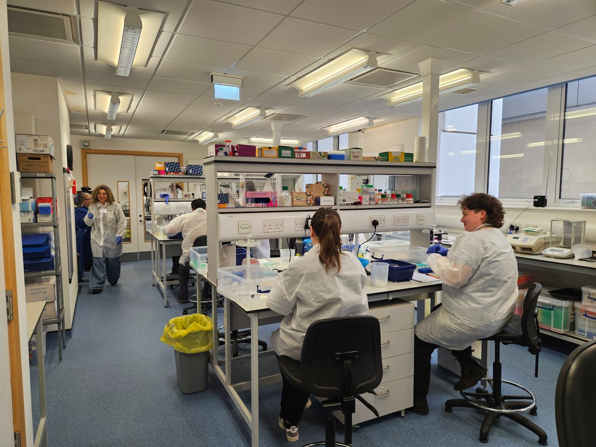 edgenome's tweet image. We’ve just wrapped up the lab part of our new Full Length 16S rRNA @PacBio course 🧪🧬
Next week, we’ll take the data into bioinformatics—giving participants full end-to-end insight into the workflow.🖥️
Join a future lab course 👉 genomics.ed.ac.uk/event/rna-libr…
#Genomics #PacBio #16S