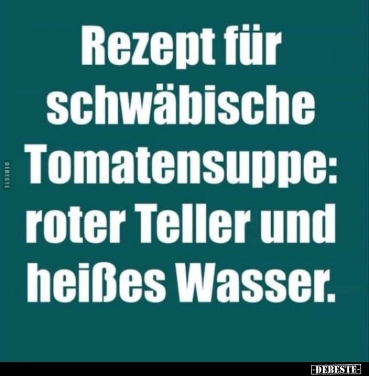 Mahlzeit 🥘 ich werde mir jetzt eine schwäbische Tomatensuppe heiß machen.
Kennt Ihr schwäbische Tomatensuppe??
Geht ganz schnell. Hier das Rezept 👇