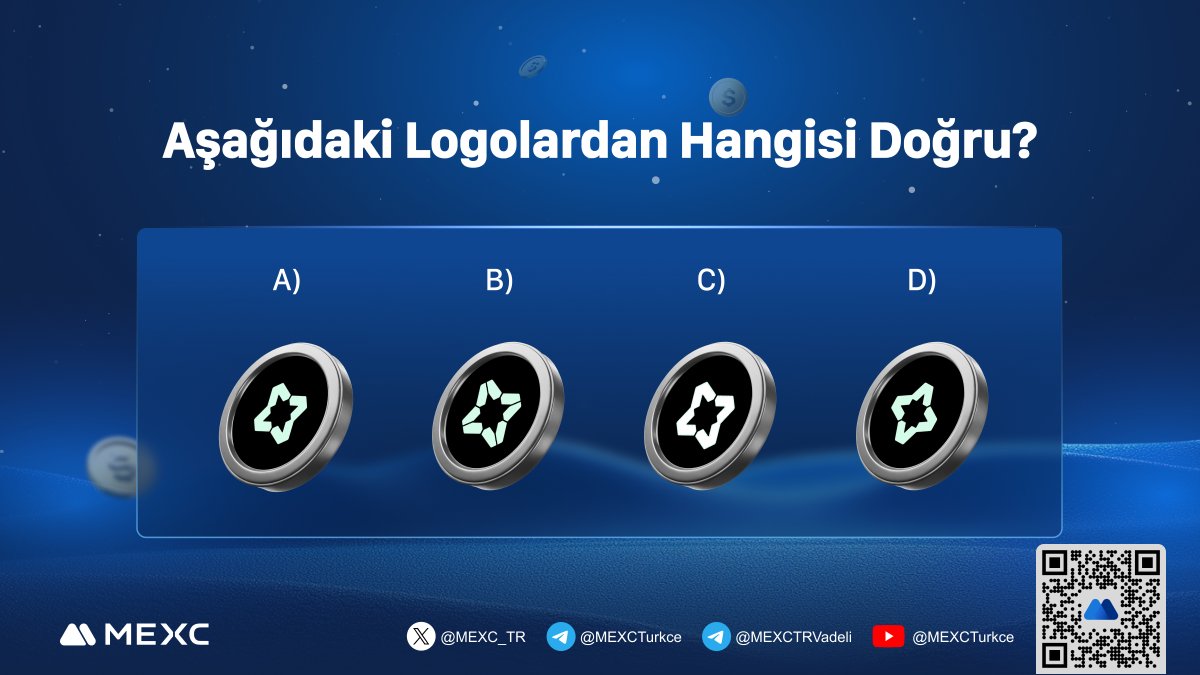MEXC_Topluluk's tweet photo. 🎉Eğlenerek Kazanacağınız 'Doğru Logoyu Bul' Etkinliği ile Tekrar Karşınızdayız!

🤑 Dikkatli Bakışlarınız Sayesinde Tam 200 $USDT'den Payınızı Kazanmaya Hazır mısınız?

🧐Aşağıdaki $BABY logolarından hangisi doğru?

🏆Kazanan 10 kişiden biri olmak için yapmanız gerekenler;
💙Takip edin; @MEXC_TR 
💙Cevabınızı yazıp 3 arkadaşınızı etiketleyerek #MEXC etiketi ile yorumlarda paylaşın
💙Bu gönderiyi beğenin ve RT yapmayı unutmayın!

📅Son Katılım: 15 Mart 2025 23:59