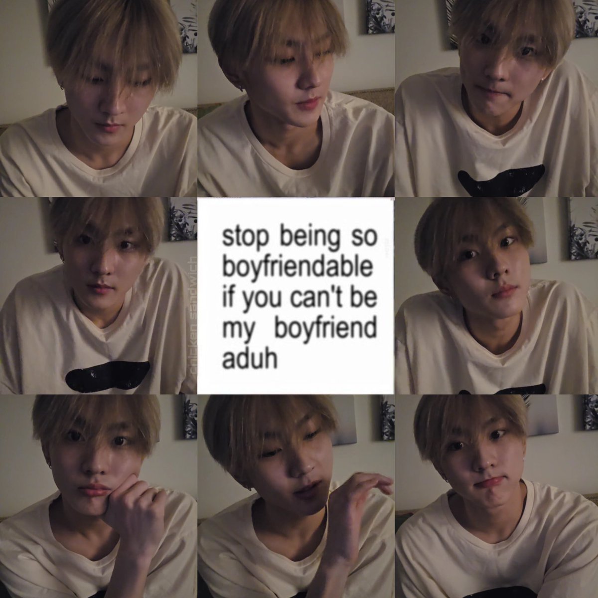 I was blushing so bad bro omg #JUNGWON