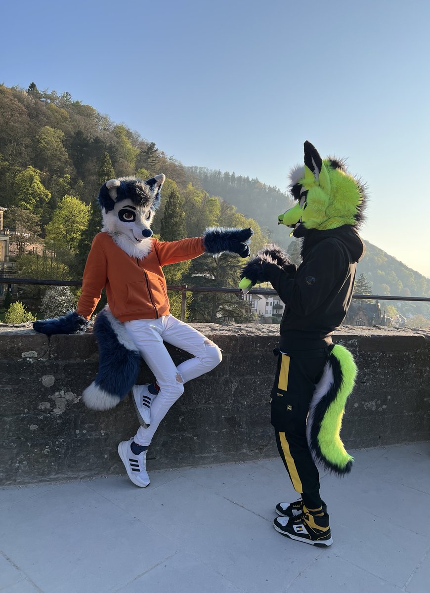 YOU 🫵

What are you doing in my part of town?!

Happy #FursuitFriday 

📸: <a href="/Lennox_D_Lizard/">Lennox / レノックス</a> 
🎾: <a href="/f0x0na/">Foxona</a> 
📍: Heidelberg, Germany