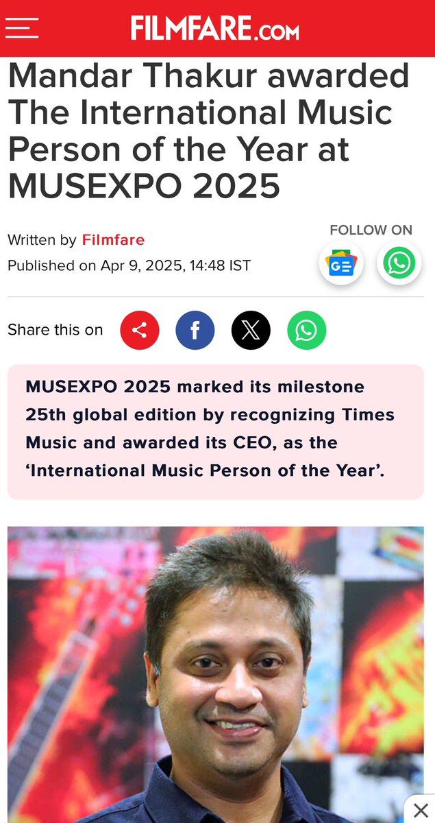 LloydMathias's tweet photo. Congratulations Mandar! Well deserved. https://t.co/9t7bCXueyY