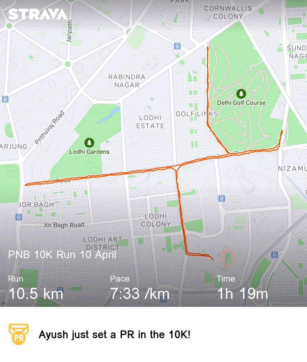 tandon133's tweet photo. First 10K done and dusted.

📍PNB Cyber Run Delhi

#marathon #PNB #CyberRun https://t.co/Dl9sd4iyVN