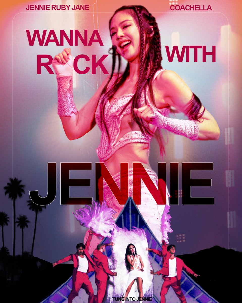 tuneintojennie's tweet photo. wanna rock with #JENNIE 
coachella 2025 https://t.co/30T6atkgEY