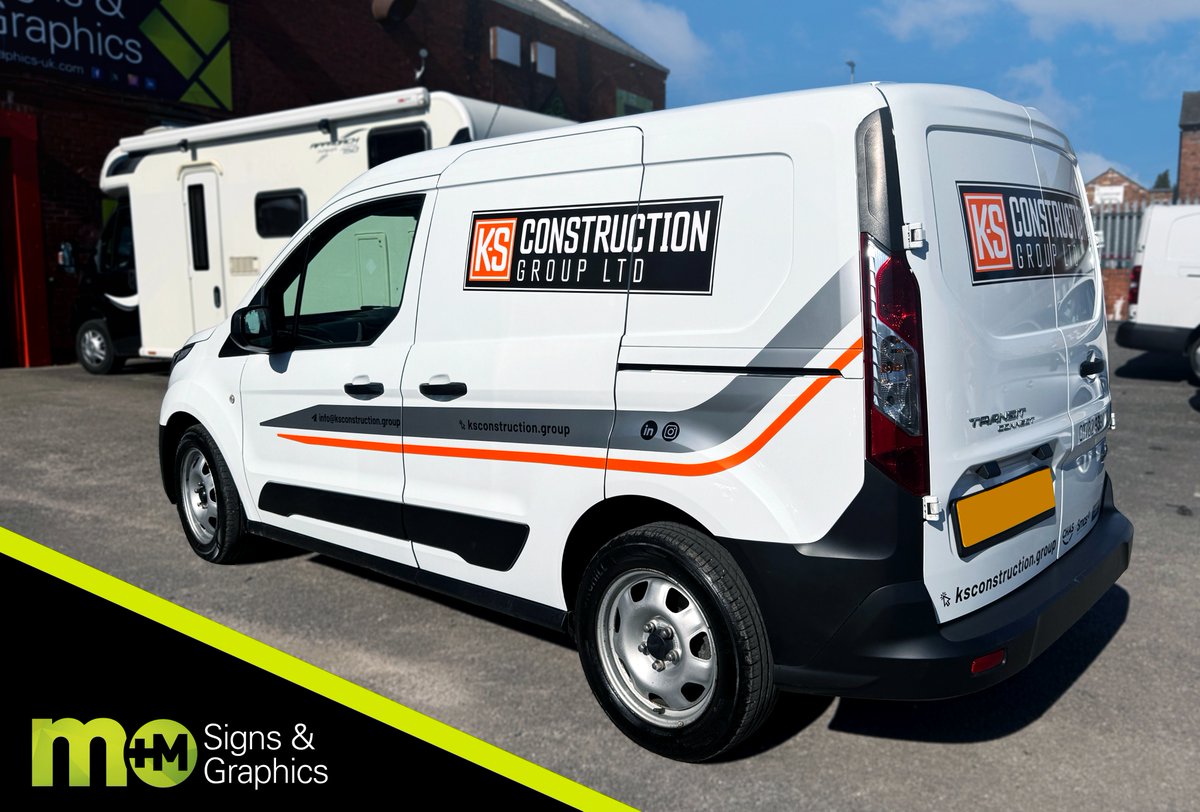 MMSignsGraphics's tweet photo. We recently fitted fresh vehicle graphics for K-S Construction Group ltd as they welcome a new addition to their fleet.

Another successful project completed! 👏🤩

#VehicleLivery #Graphics #Branding #Stokeontrent #MMGroup #Signage #VehicleWrap #MarketingandAdvertising https://t.co/T3XEa0hXsY