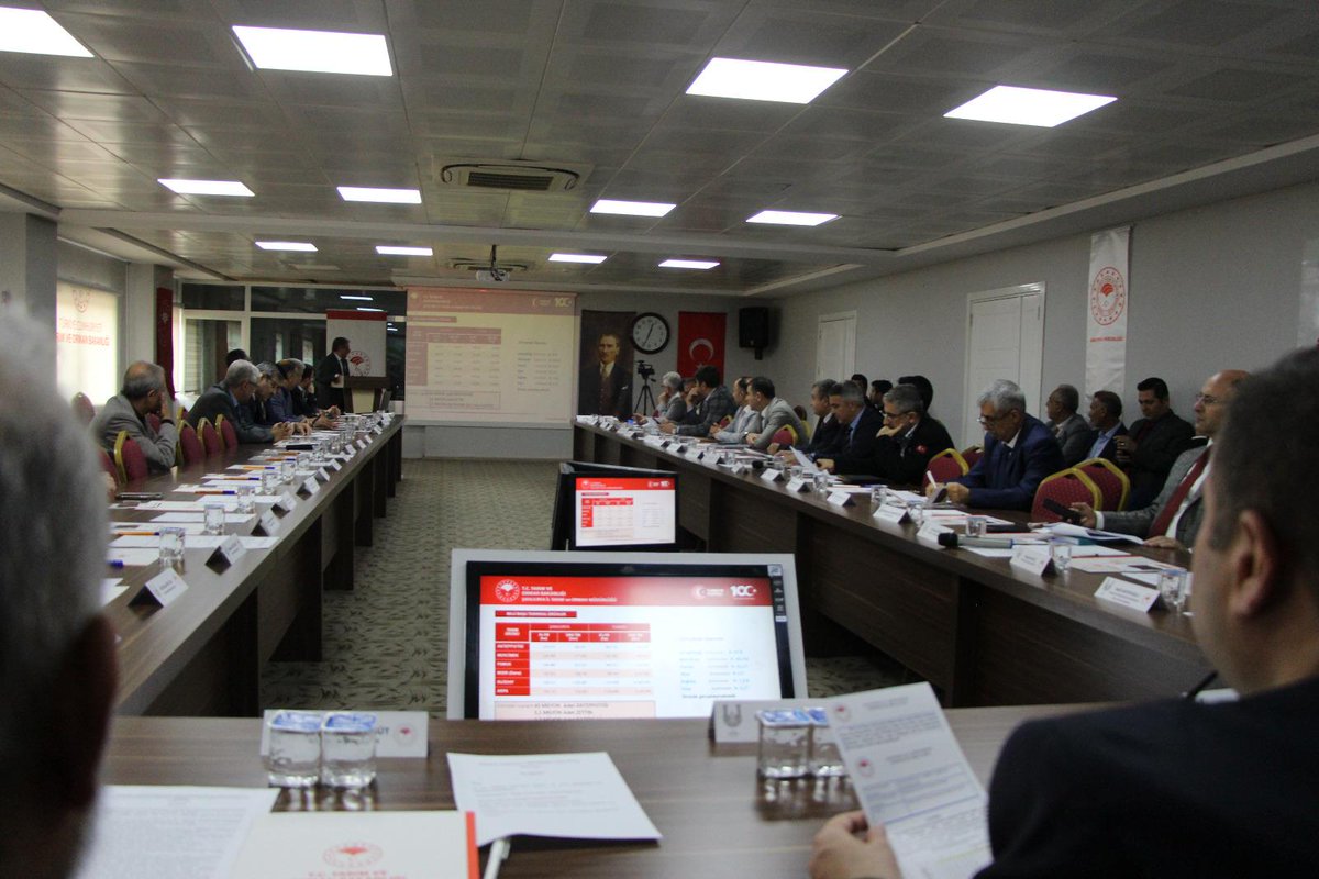 Şube Başkanımız Mehmet SÜZEN Tarımsal Kuraklık İl Kriz Merkezi toplantısına katılım sağladı.