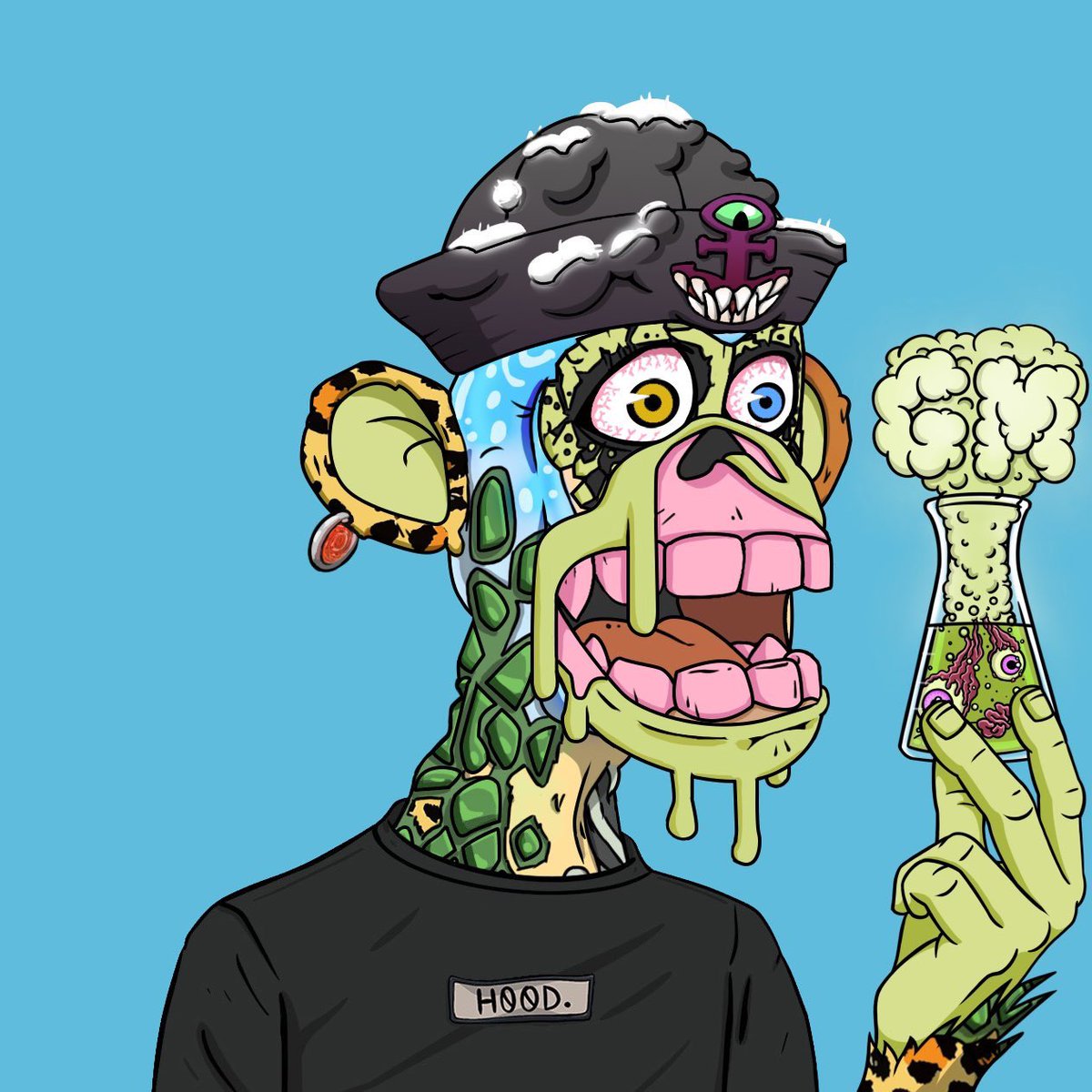 monta's tweet image. Gm legends! 

I’m giving away 6 Apechain NFTs today to the @h00dofficial community! Including a @GeezOnApe and @ZardsNFT 🤝