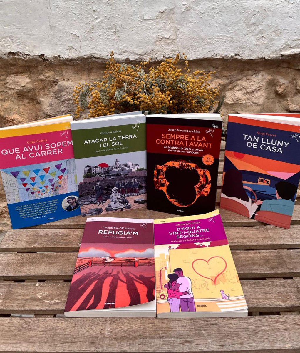 SembraLlibres's tweet image. Sorteig de novetats!🌿

Celebrem aquesta primavera sortejant un lot de les nostres últimes publicacions. Llavors per sembrar literatura i futur!

Com podeu participar?

1️⃣ Seguiu-nos
2️⃣ Feu RT
3️⃣ Comenteu a qui li regalarieu un dels llibres de la foto