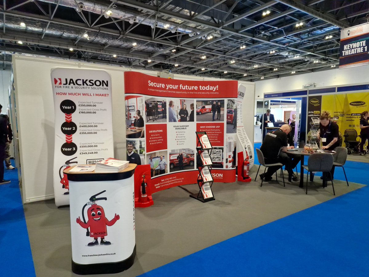 Our stand is looking fantastic at The International Franchise Show today — well done, team! 🔥

Come and see us at @excellondon, today and tomorrow from 10am to 4pm.

Your future starts with us today!

#franchise #internationalfranchiseshow #franchiseexhibition #london