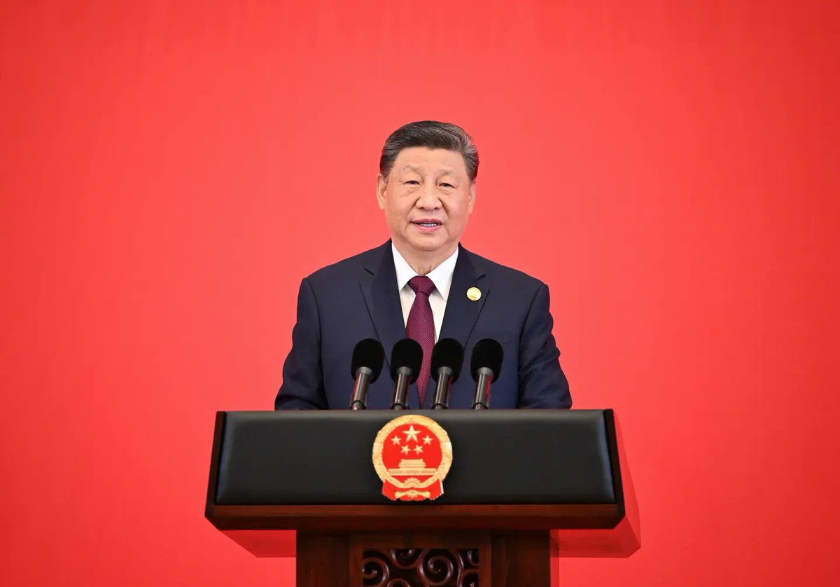 MegaGeopolitics's tweet photo. BREAKING: 🇺🇲🇨🇳 President of China, Xi Jinping says "Going against the world means isolating oneself" https://t.co/tRkUiZT9hc