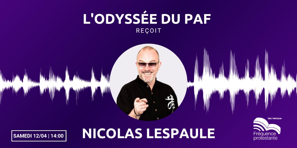 🎙️ RDV demain à 14h sur <a href="/FrProtestante/">FrequenceProtestante</a> avec <a href="/lespaule/">Nicolas LESPAULE</a> !  

De RFM à Ici, en passant par Kiss FM, Nostalgie, BFM Business et Ouï FM : itinéraire d’un enfant du rock et de la radio !

📻100.7 FM/DAB+ (Paris)
▶️ frequenceprotestante.com/live/