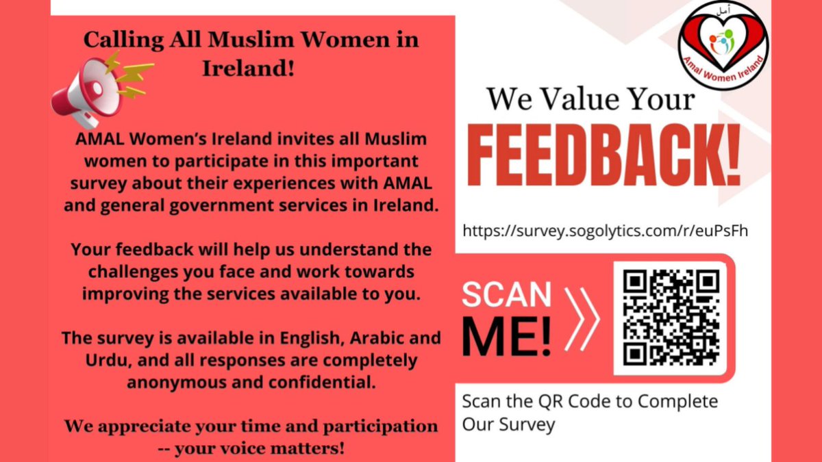 Quality Matters (@qualmatters) on Twitter photo Do you support women from Muslim communities? We would like your help!
<a href="/AmalIRL/">AmalWomenAssociation</a> is a community organisation supporting women who are Muslim from all backgrounds. They have a centre in Dublin but support all Muslim women living in Ireland. They would like to know what women who Do you support women from Muslim communities? We would like your help!
<a href="/AmalIRL/">AmalWomenAssociation</a> is a community organisation supporting women who are Muslim from all backgrounds. They have a centre in Dublin but support all Muslim women living in Ireland. They would like to know what women who