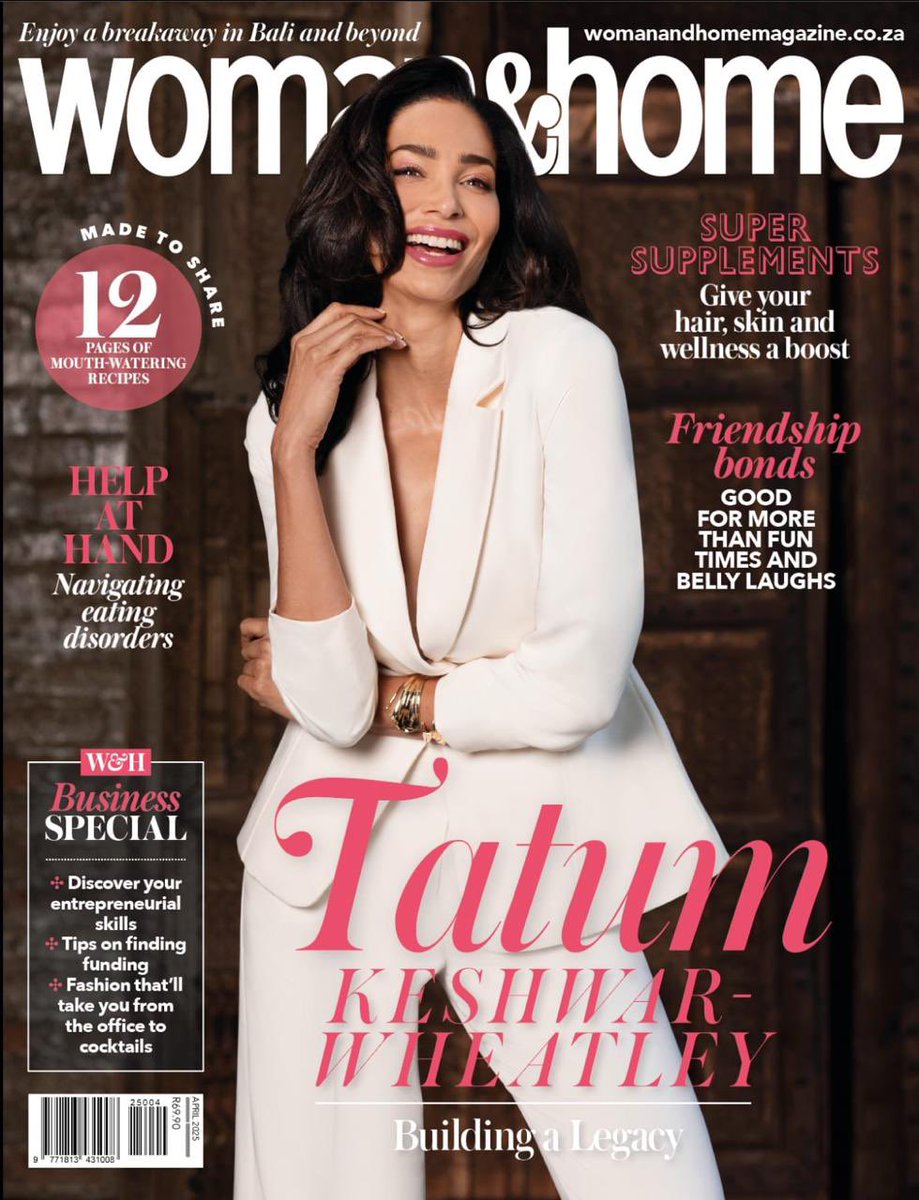Our Head of Media, Tatum Keshwar-Wheatley, is featured in the April issue of Women &amp; Home and it’s a must-read.

From winning Miss South Africa to making waves in the investment world, Tatum’s story is one of purpose, faith, and fierce ambition. In the cover feature, she opens up