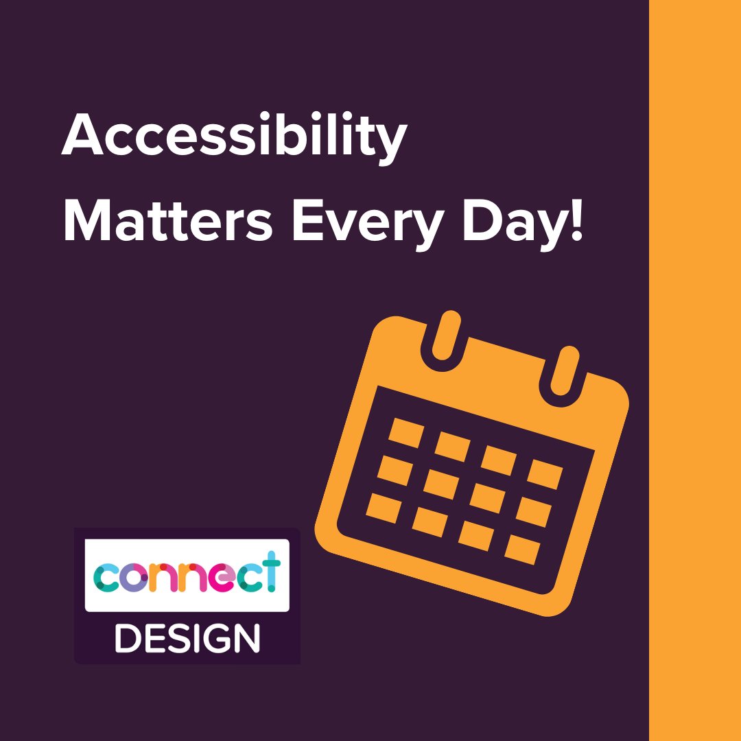 connecttodesign's tweet image. April is a great time to focus on how we can make our materials more accessible to everyone. By considering diverse needs, we ensure that no one is left behind.
👉 Ready to improve your accessibility? connecttodesign.co.uk
#Accessiblity #Inclusion #Diversity