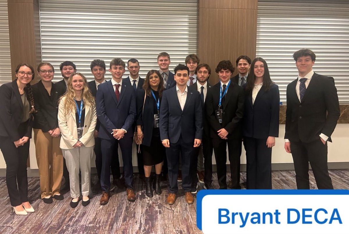Bryant Univ. COB (@bryantcob) on Twitter photo Our <a href="/bryantdeca/">Bryant DECA</a> students innovate, learn, compete, & win! Congrats on a great conference in California. Thank you to their faculty adviser, Professor Pasha. Our <a href="/bryantdeca/">Bryant DECA</a> students innovate, learn, compete, & win! Congrats on a great conference in California. Thank you to their faculty adviser, Professor Pasha.