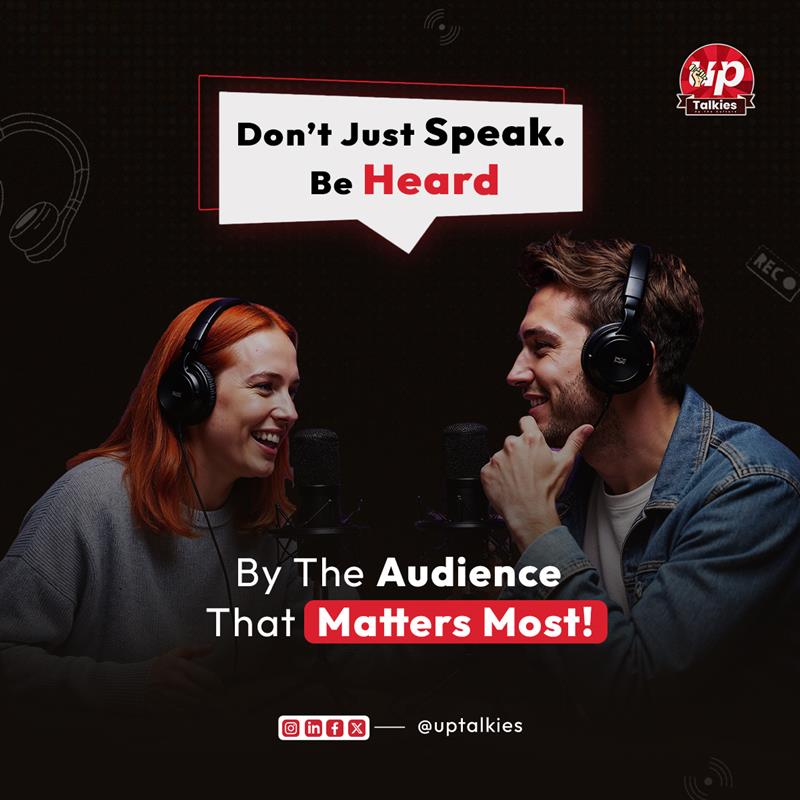 Stop shouting into the void! Connect with who matters. #MarketingStrategy #podcast #uptalkies #Trending #viral
