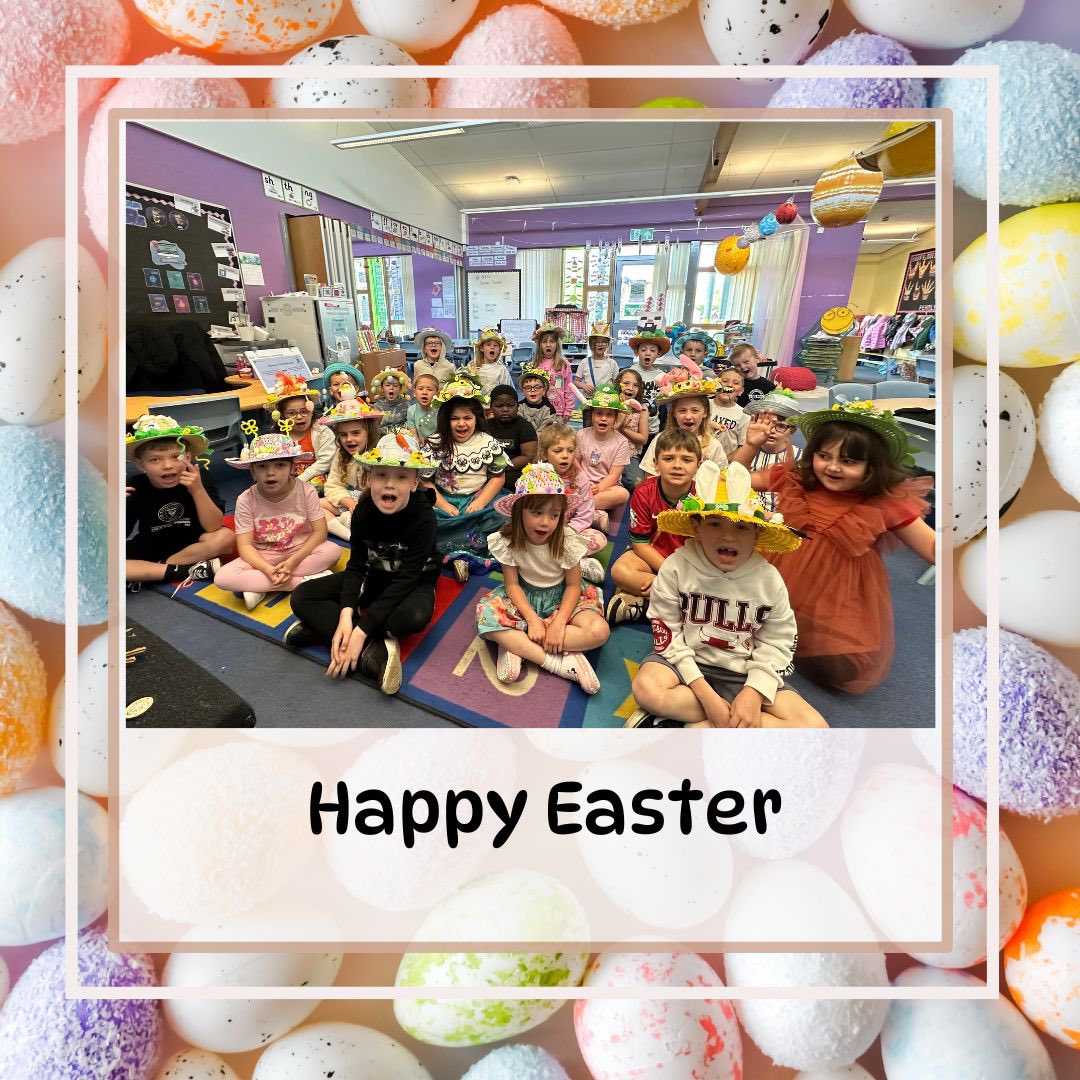NantCelynY2's tweet photo. 🐣Pasg Hapus🐣
We’ve had a lovely day so far. So many amazing Easter Bonnets and even a visit from Miss Jones’ friend the Easter Bunny! @communityNCP thank you to our PFSA https://t.co/diSWEzQGjx