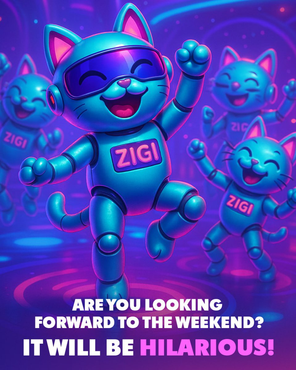 ZIGIofficial1's tweet photo. 💥 Get ready for the weekend – it’s gonna be lit! 🔥
Cyber vibes with the memebattles and funny art are on the way! 🚀
We’re boosting the mood to the max, don’t miss out! 😎
#WeekendVibes #LitWeekend #CyberArt #MemeBattles #FunnyArt #BoostYourMood
☝️Our site: https://t.co/zNxxZU8FFP
💸To buy ZIGI: https://t.co/p6WB5ZjUtI
📤TG chat- https://t.co/0waR1Oh9o2
📬TG- https://t.co/x3xbXYDLOO
📮Discord- https://t.co/emu4maptpo
✔️Twitter- https://t.co/i5Rup0jprp