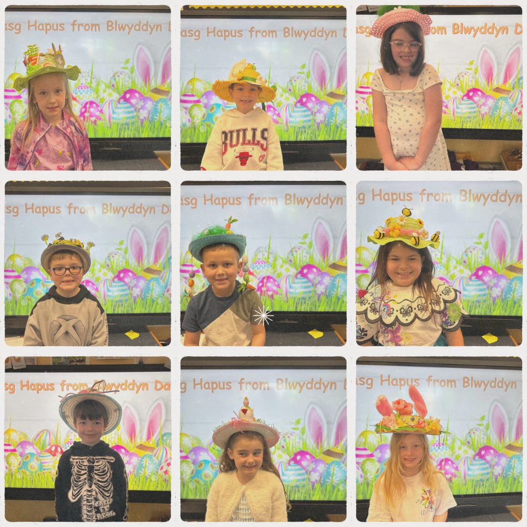 NantCelynY2's tweet photo. 🐣Pasg Hapus🐣
We’ve had a lovely day so far. So many amazing Easter Bonnets and even a visit from Miss Jones’ friend the Easter Bunny! @communityNCP thank you to our PFSA https://t.co/UJSkt4wesD