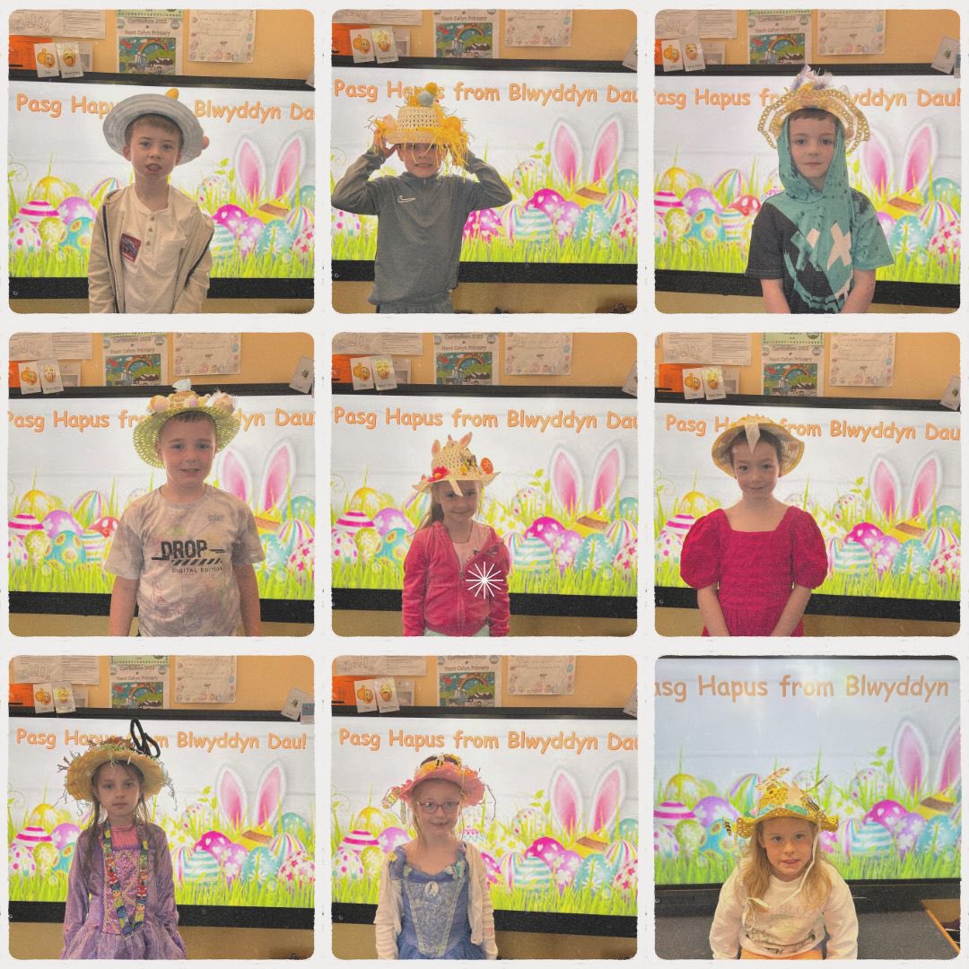 NantCelynY2's tweet photo. 🐣Pasg Hapus🐣
We’ve had a lovely day so far. So many amazing Easter Bonnets and even a visit from Miss Jones’ friend the Easter Bunny! @communityNCP thank you to our PFSA https://t.co/UJSkt4wesD
