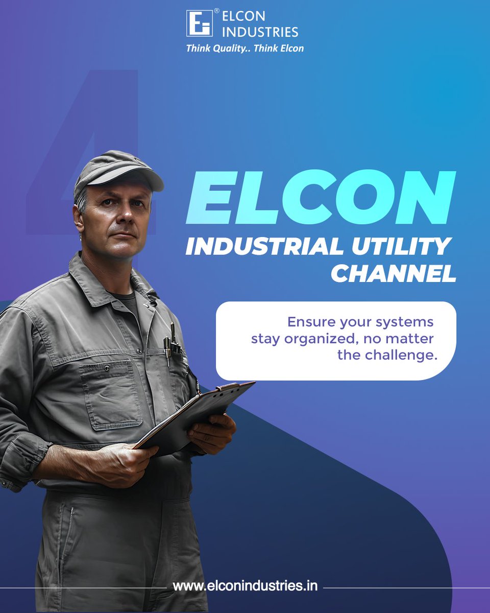 elconindustrie's tweet photo. Strong. Organized. Reliable. 🏗

Elcon Industrial Utility Channels = superior cable support for harsh environments. Keep infrastructure secure &amp; efficient with proven solutions.

📞 Call: +91 9112233802
🌐 Explore: https://t.co/u9nGH8DHB7

#HeavyDuty #MadeInIndia https://t.co/yufcQblTPA