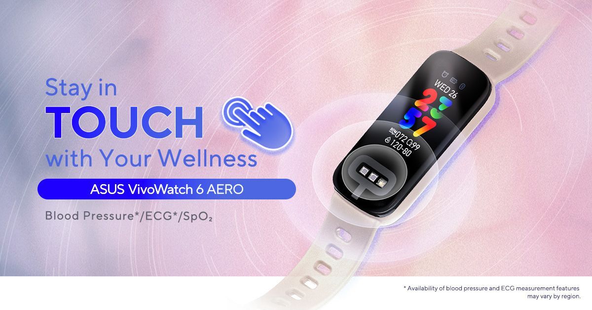 spielemagazin's tweet image. 🆕 Asus präsentiert VivoWatch 6 Aero mit Blutdruck- und EKG-Funktion 
🔗 ift.tt/4cMFyPH
📢 Weltweit erste Smartband mit Fingerabdruckmessung für Blutdruck und EKG startet durch...

#asus #vivowatch6aero #smartband #smartwatch #ekgsmartwatch