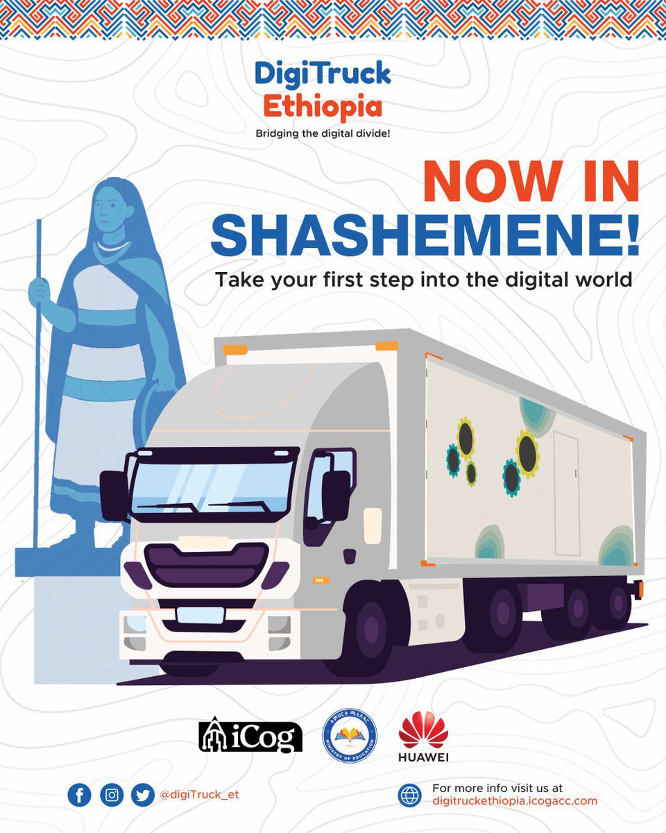 digitruck_et's tweet image. Shashemene is Up Next—Same Mission, New Momentum.

#DigiTruckEthiopia #TechForAll #democratizingtechnology #iCog #CodingEducation