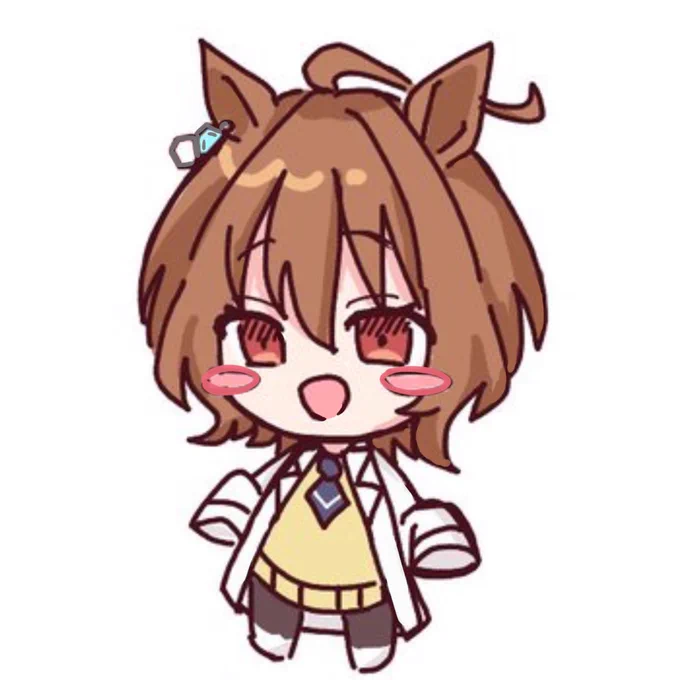 絵チャで描いたミニタキオン  #ウマ娘  #アグネスタキオン 