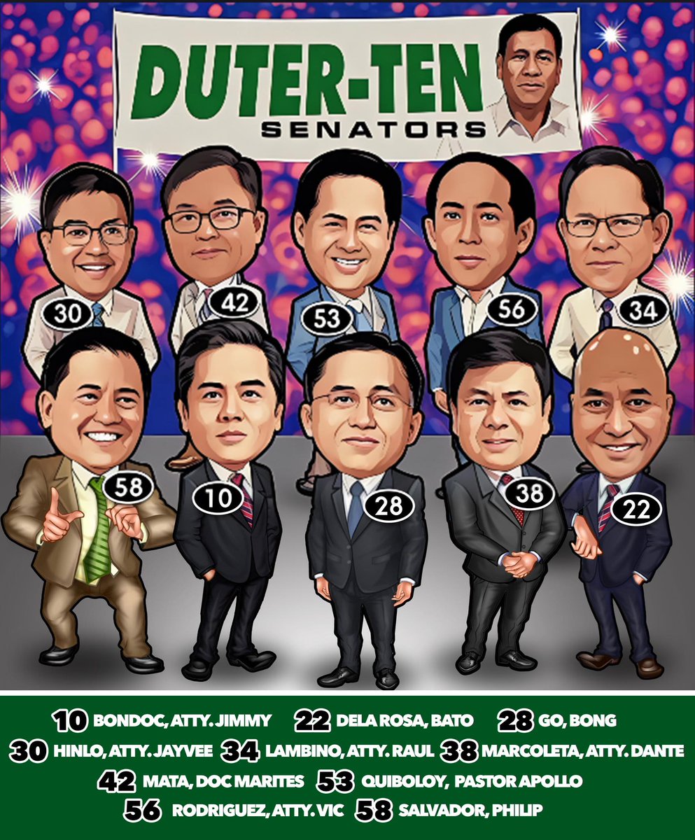 jegongtabac's tweet photo. Vote Straight #DuterTen ๐ต๐ญ๐๐๐๐ต๐ญ
โข No.18 Epanaw Sambayanan Partylist
#VotePDPlaban #PilipinasDutertePaRin
ctto๐ธ https://t.co/6j8KLeRbJD