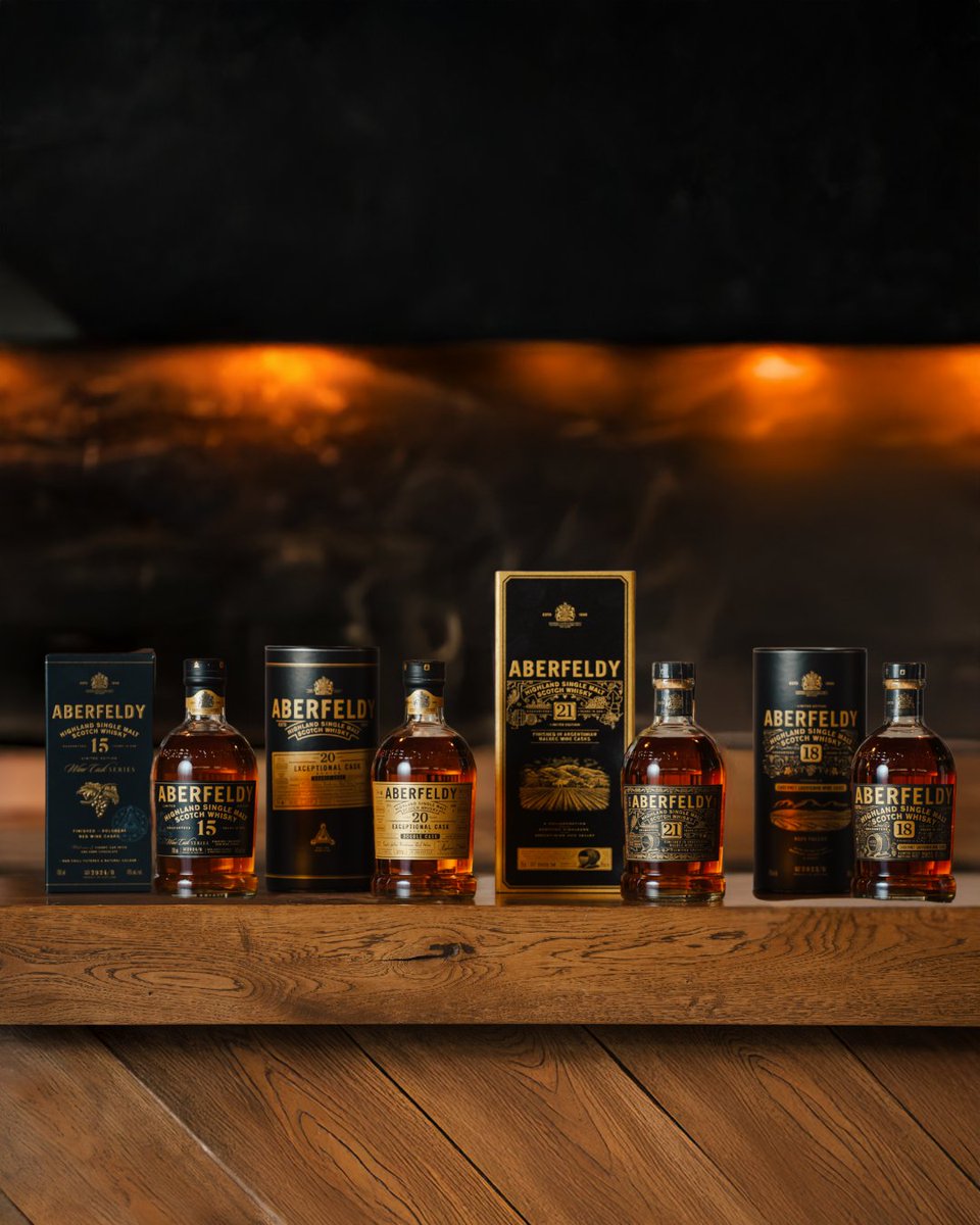 Time for a closer look at our Aberfeldy Wine Cask Series. 

A testament to Malt Master Stephanie Macleod's artistry. These limited-edition whiskies are finished in fine wine casks, creating unique and complex flavours.

Have you tried any of these yet? 👇