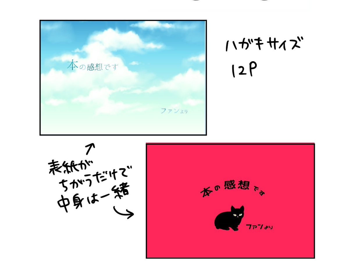 「本の感想を伝える本」久々にとらさんに納品しました!同人誌の感想を書いて作家さんにお渡しする本です。
再版予定なしのこれで最後です。長らくありがとうございました🫶あとスパコミ(東京&大阪)に少し持って行きます!

▶︎とらのあな https://t.co/tlkX6Flh9L 