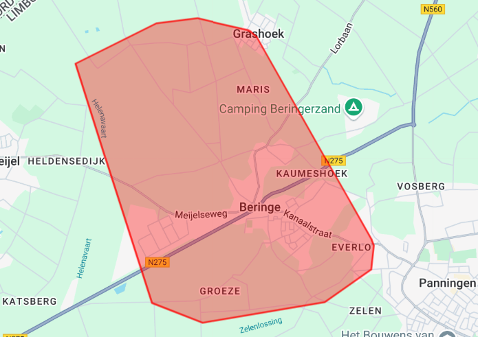 Er is een #stroomstoring in #Beringe, #Grashoek en #Panningen gemeld om 12.43 uur, daarbij zitten 1149 klanten zonder stroom. Onze monteurs zijn onderweg om dit op te lossen. Sorry voor het ongemak!