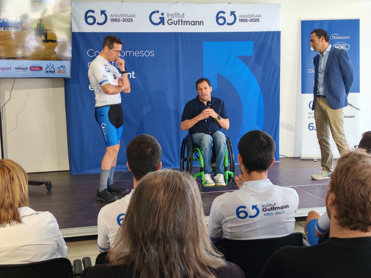 L'<a href="/IGuttmann/">INSTITUT GUTTMANN</a> presenta a #Badalona el seu equip per a la Skoda Titan Desert del Marroc 2025 amb <a href="/albertllovera/">Albert Llovera</a> com a embaixador de l'equip.