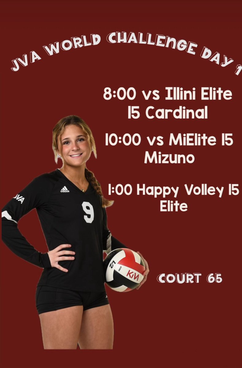 JVA this Weekend!! Let’s Go KIVA 15 Red!