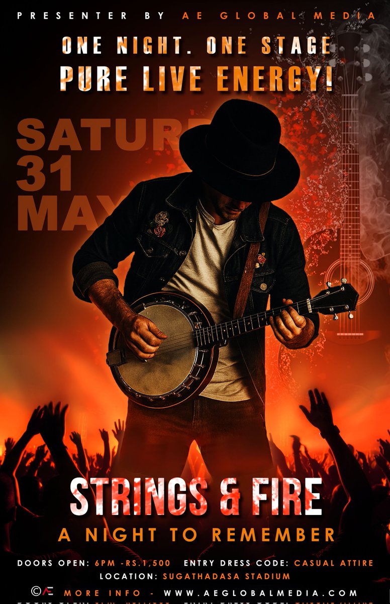 spkmaduranga's tweet photo. > 🎨🖌️wrapped up this fiery music event flyer  designed to spark energy and capture the vibe of a truly unforgettable night. 

💁 let’s create something epic together!

📩 DM me or WhatsApp 076 865 5415

#MusicEventDesign #ConcertFlyer #LiveMusicPromo #GraphicDesign #EventPoster https://t.co/JQhcsayTnS