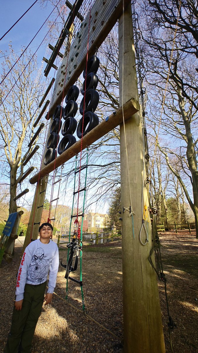 MrRandTindal's tweet photo. Our young climbers were reaching new heights (literally) on the Vertical Challenge today. It was an uplifting experience—though some claimed they just wanted to ‘hang out’! 🪜@arktindal #pgl https://t.co/WNnLRvDhlv
