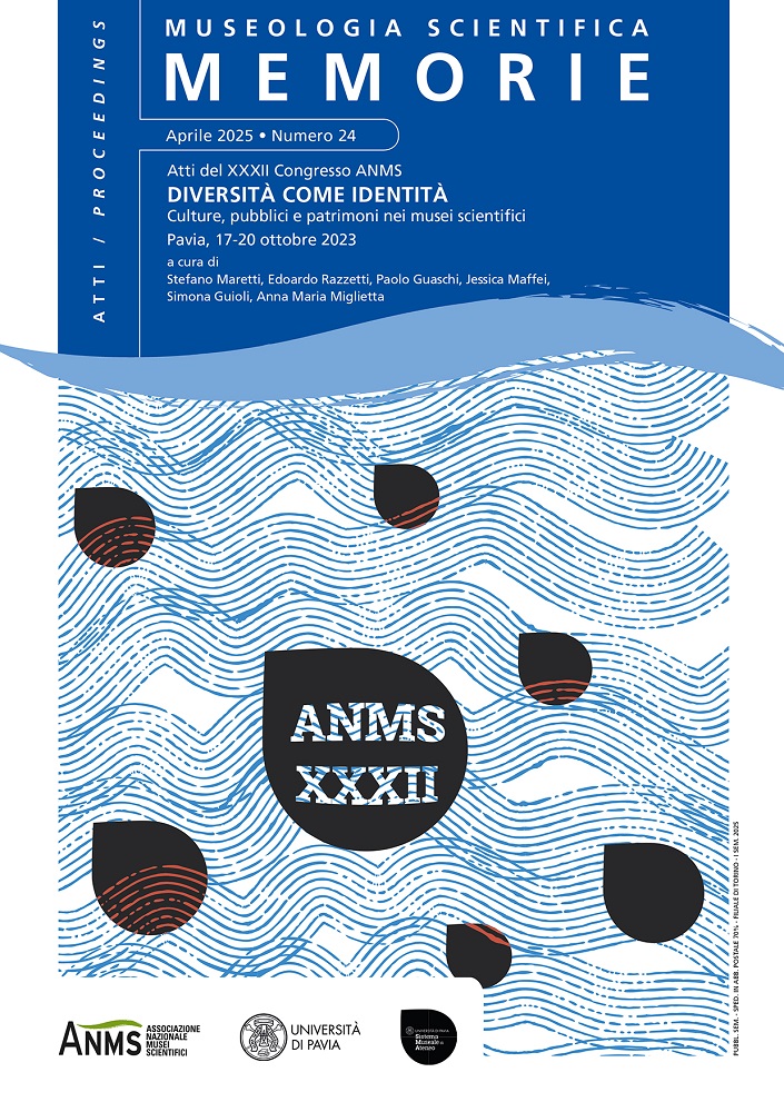 📚Online sul sito ANMS il pdf con l'intero volume di Museologia Scientifica - Memorie n.24/2025, che raccoglie gli Atti del XXXII Congresso ANMS, svoltosi a Pavia nel 2023.
➡️ anms.it/riviste/dettag…
🤩Grazie a tutti coloro che hanno contributo alla realizzazione del volume!