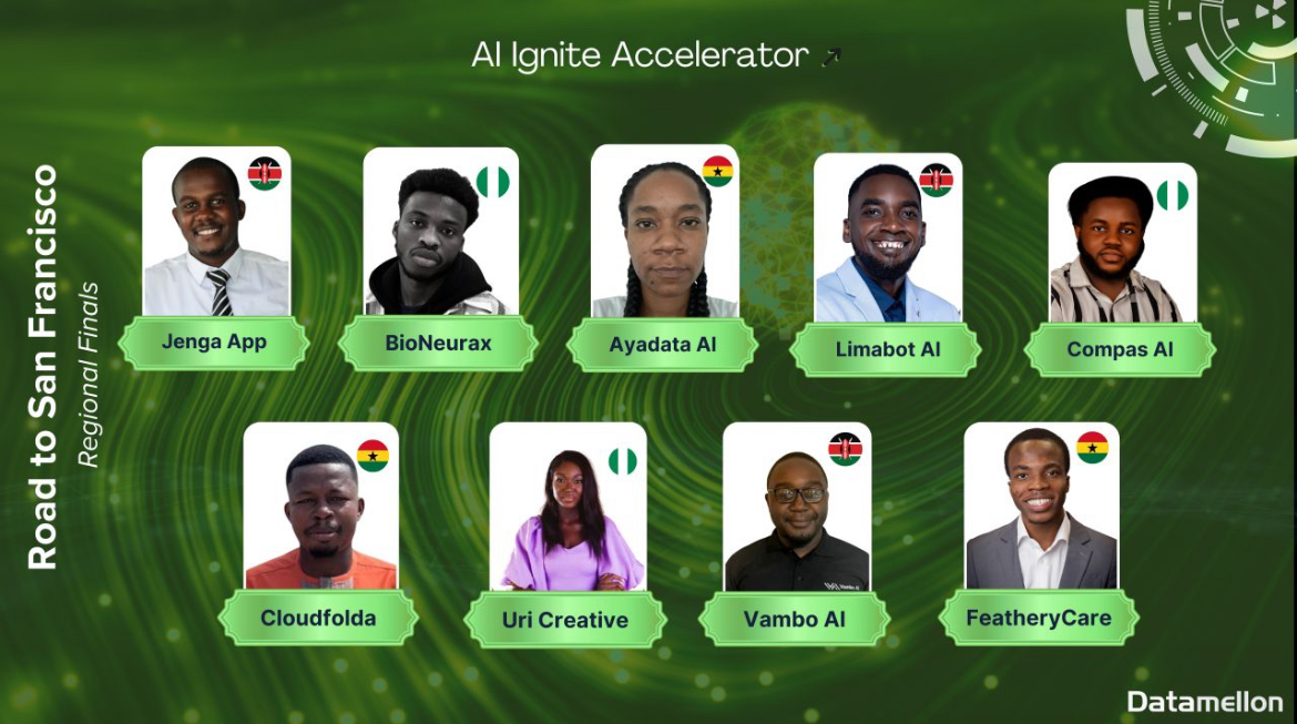 datamellon_ltd's tweet photo. From Lagos to Accra to Nairobi, after 3 intense pitch battles, 9 finalists are headed to Marrakech on April 14th to compete for a spot in San Francisco.
Come cheer them on!
RSVP: https://t.co/2IKuhEdlwH
The future of AI is hereโand itโs African.
#Datamellon #AIignite https://t.co/BrJVLtp0HS