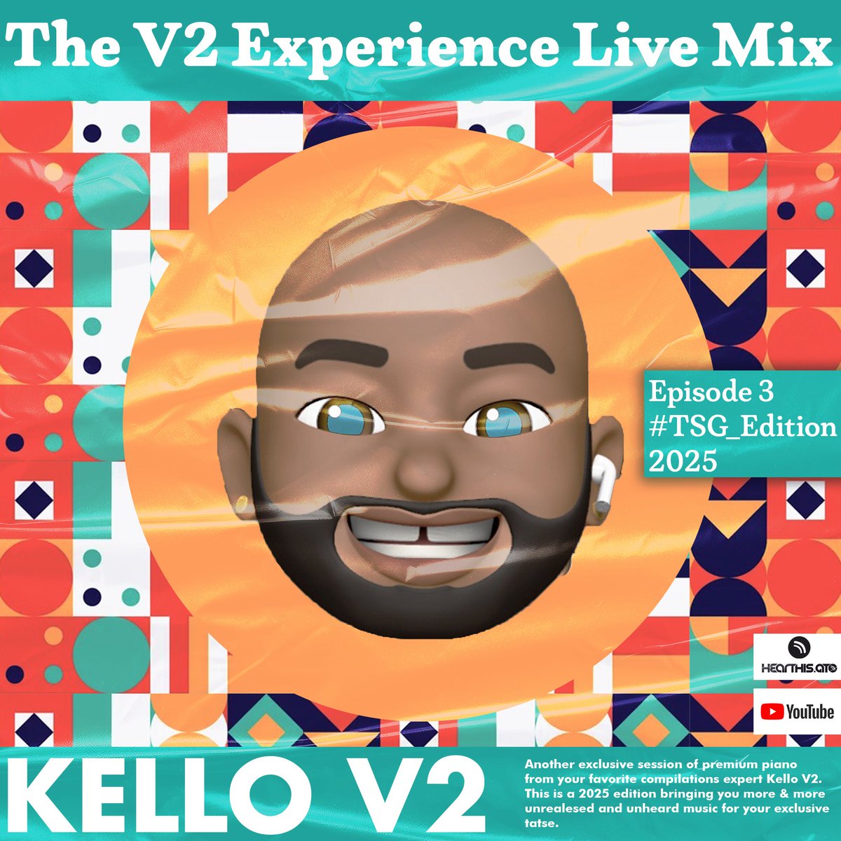_KelloRae's tweet photo. @Vokzman Welcome to The V2 Experience Live Mix Episode 3 #TSGEdition
Giving you a live music experience with exclusive selection on your screen 

Visuals:
https://t.co/x073qoytcM
Audio:
https://t.co/Bpnqzffk9N

Available on YouTube and HearThisAt https://t.co/VOvVXHrSZu