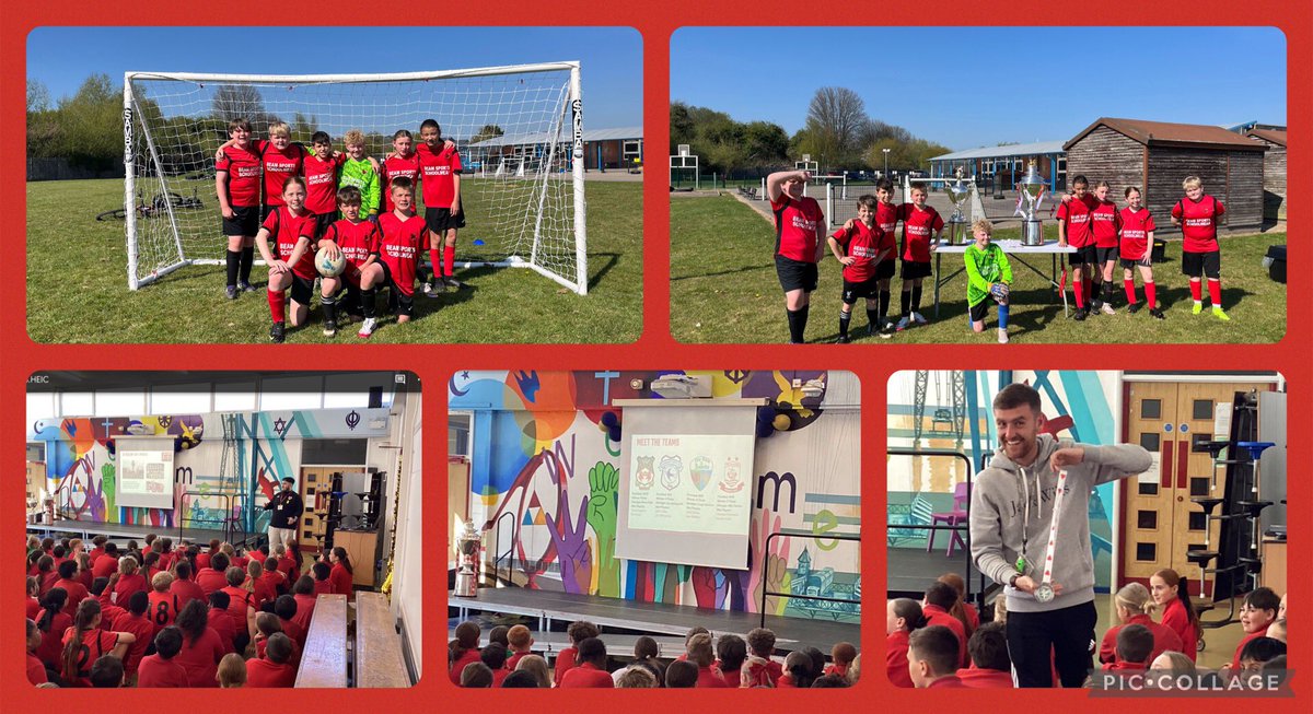 We have had an exciting week with visits from <a href="/FAWales/">FA WALES</a> who showed their prestigious  cup trophies which we were amazed by! As well as a visit from Charles Williams Primary who we took on in a friendly football match! Thank you all for coming to visit we had a lovely time!⚽️🏆☀️