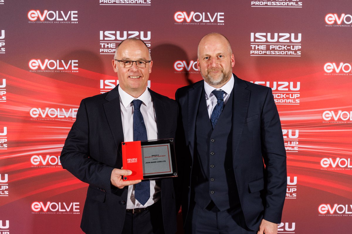 John Barr Cars snaps up back-to-back Northern Ireland Isuzu Dealer of the Year awards 🏆

isuzumedia.co.uk/releases/581

#Isuzu #DMax #DrivenToDo #Dealer #IsuzuDealerAwards #DealerAwards #Evolve