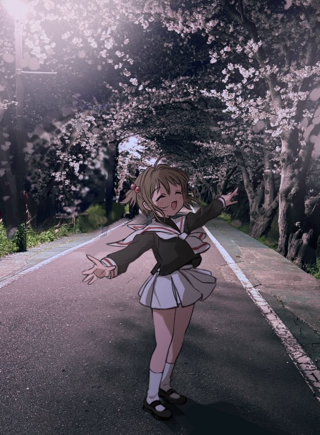 木之本桜 「」|あんかけダリのイラスト