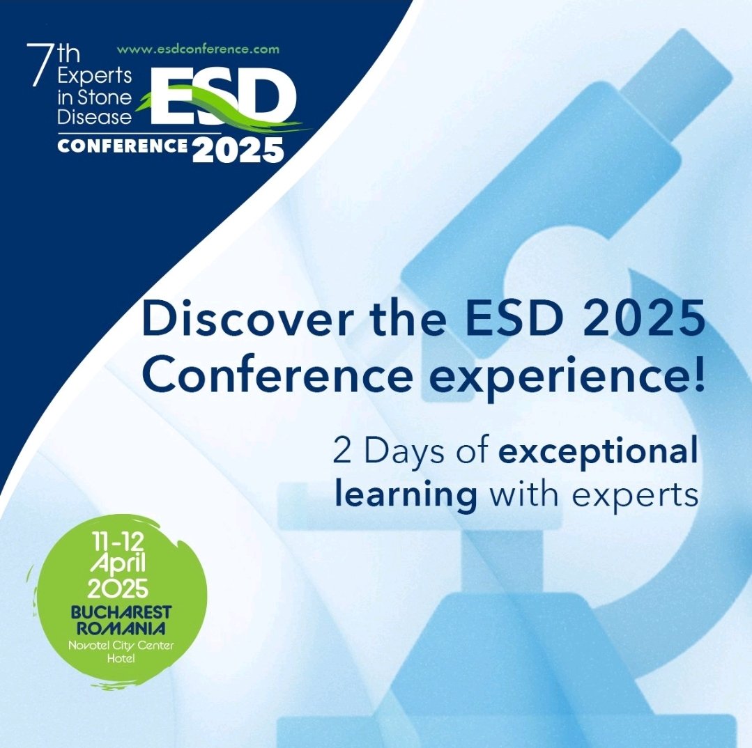 On my way to Bucharest for the 7th ESD meeting. 
I'll be talking about radiological protection in the endourology OR tomorrow.
¡¡¡See you there!!! #ESDMeeting