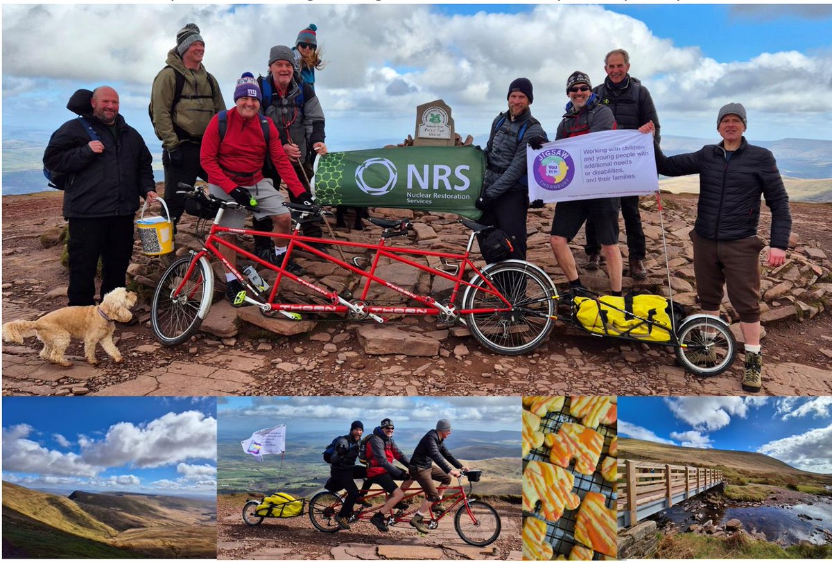 We’re grateful to the Nuclear Restoration Services Oldbury Site who have chosen us as their charity to fundraise for 2025. 

A group from their engineering department took on a challenge to hike up Pen Y Fan  kicking off their fundraising with £861 raised so far. Well done! 👏