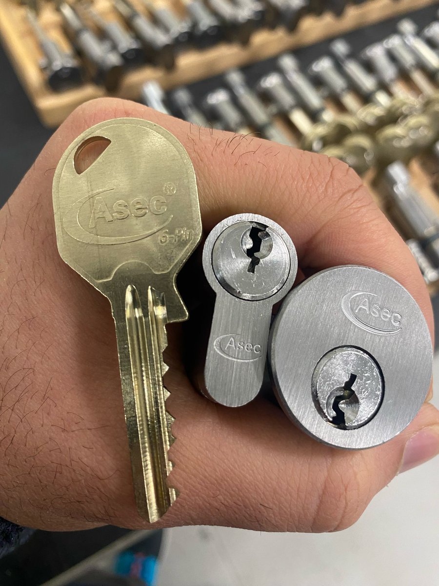 AldridgeSec's tweet image. More amazing work from our in house Production Departmemt! 

This was an order of 126 Asec 6 pin cylinders to be added to an existing suite!

Looking for locks? We've got you covered! Get in touch to discuss your requirements today!

#Locksmiths  #Locksmith #Locksmithing